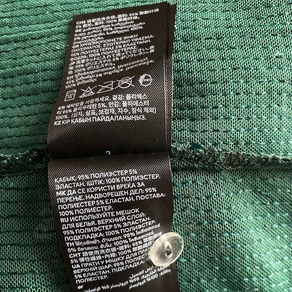 H&M Shimmering Green Midi Skirt - Picture 9 of 10